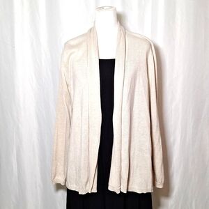 a.n.a  Petite Long Sleeve Open Front Cardigan Sweater